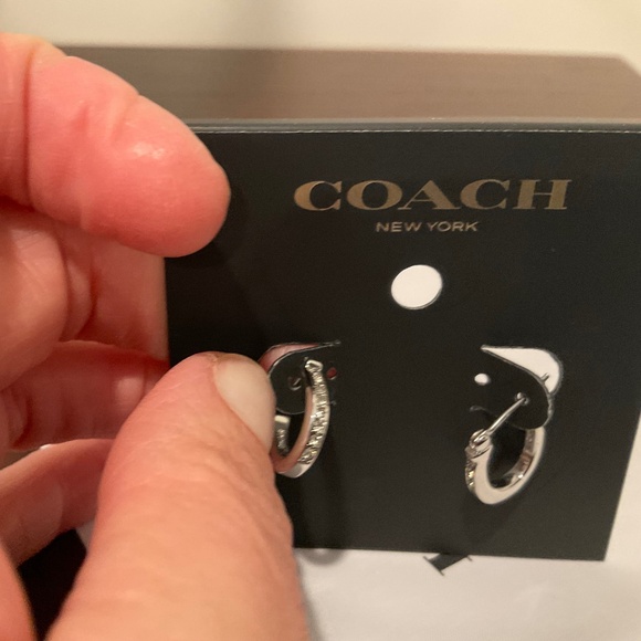 Coach Silver Earrings - Picture 4 of 4
